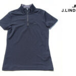 美品　ジェイリンドバーグ　J.LINDEBERG ハーフジップ半袖シャツ ジェイリンドバーグ｜J.LINDEBERG｜レディース｜ハーフジップ