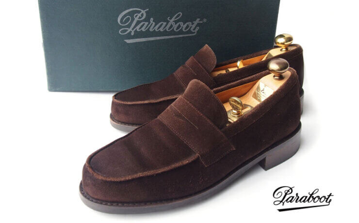 【中古】パラブーツ｜Paraboot｜DAX｜ダックス｜ドレスライン｜スエードローファー｜5.0イメージ01
