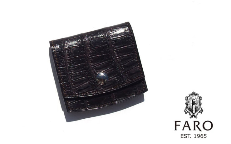 ファーロ｜FARO｜カサート クロコ｜コインケース｜ブラウン｜02イメージ01