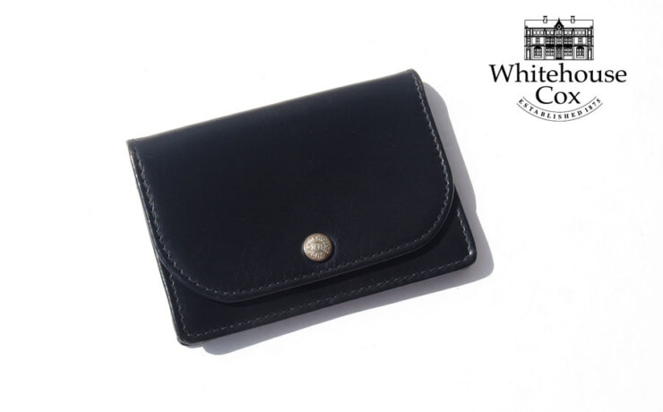 ホワイトハウスコックス｜WHITEHOUSE COX｜フラップ付き名刺入れ｜カードケース｜S1751｜NAME CARD CASE / BRIDLE｜02イメージ01