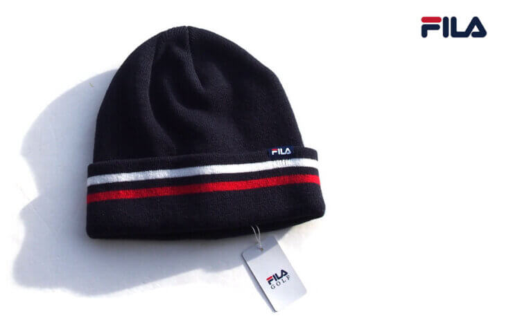 フィラゴルフ｜FILA GOLF｜ニットビーニー｜ニットキャップ｜メンズゴルフウェア｜Fイメージ01