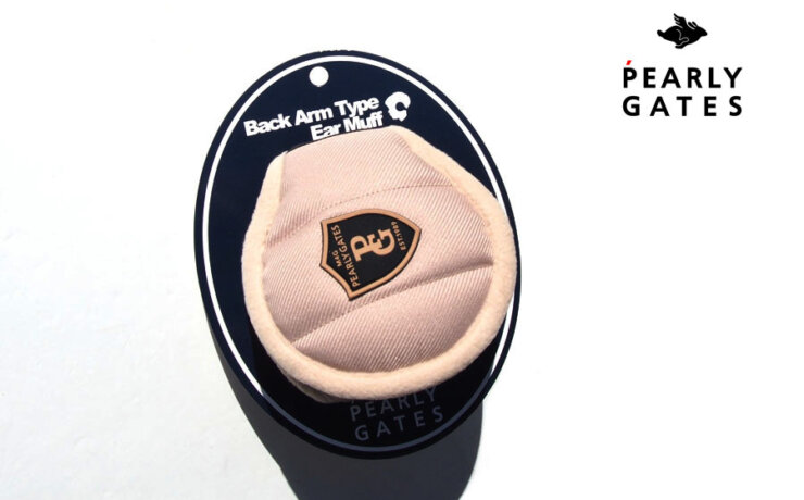 パーリーゲイツ｜pearly gates｜イヤーマフ｜ユニセックス｜ベージュイメージ01