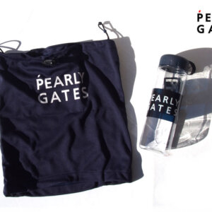 パーリーゲイツ｜pearly gates｜UVカットロングネックカバー ＜PP+シリーズ＞クリアボトル付き｜ユニセックス｜ロゴイメージ01