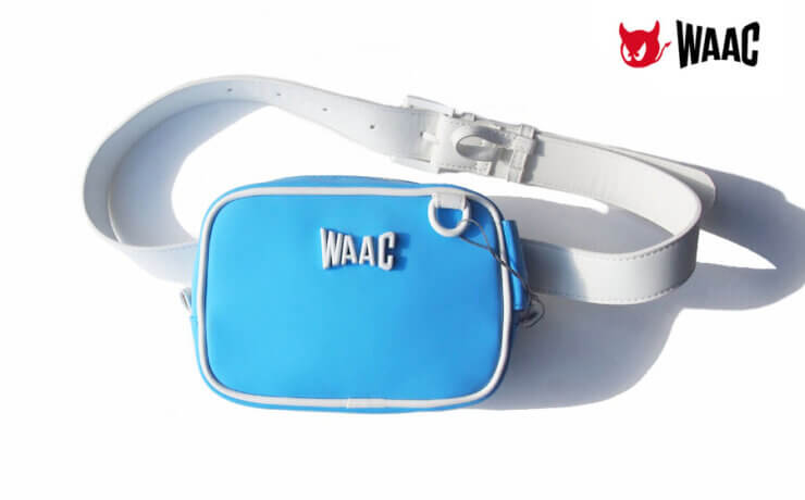 ワック｜WAAC｜マットレザーベルトポーチ｜ユニセックスイメージ01