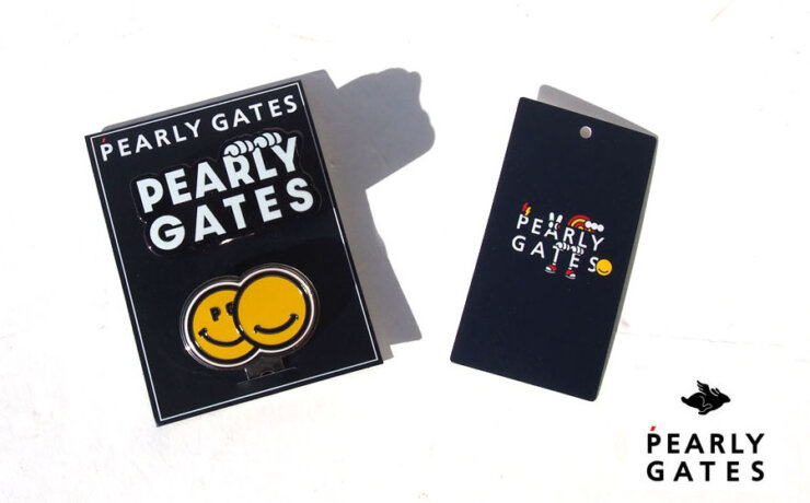 パーリーゲイツ｜pearly gates｜どうしちゃったPG ロゴ立体マーカー｜ホワイトイメージ01