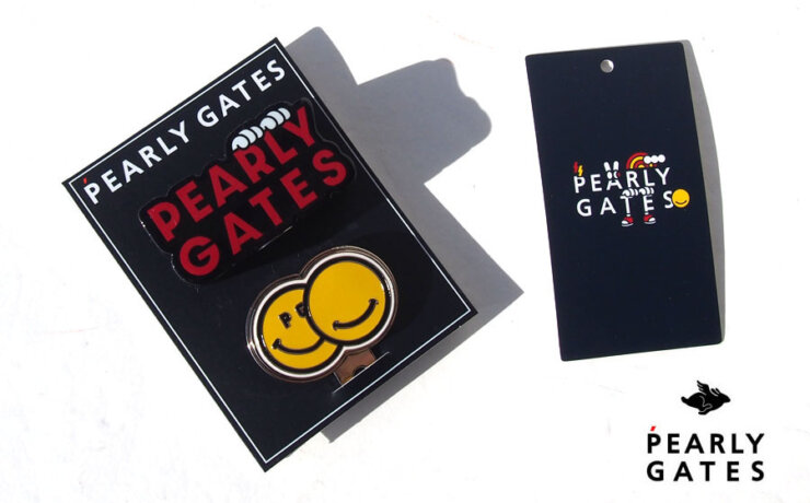 パーリーゲイツ｜pearly gates｜どうしちゃったPG ロゴ立体マーカー｜レッドイメージ01