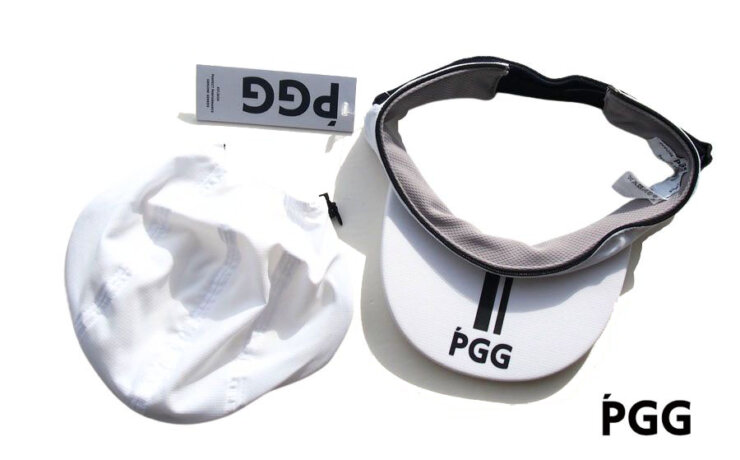 ピージージー｜PGG｜2WAYキャップ・サンバイザー｜ユニセックス｜ホワイトイメージ01