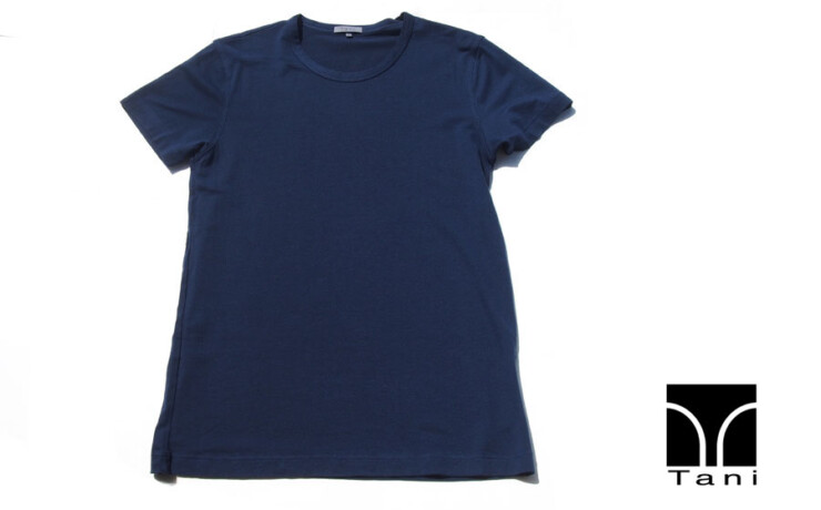 タニ｜Tani｜Air NOS 丸首半袖Tシャツ｜M｜ネイビーイメージ01