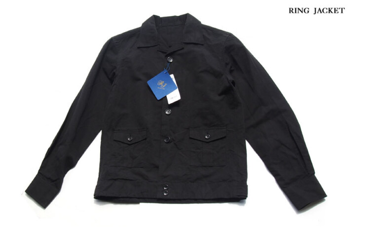 リングジャケット｜RING JACKET｜ナノユニバース別注｜コットン×リネンシャツブルゾン｜44イメージ01