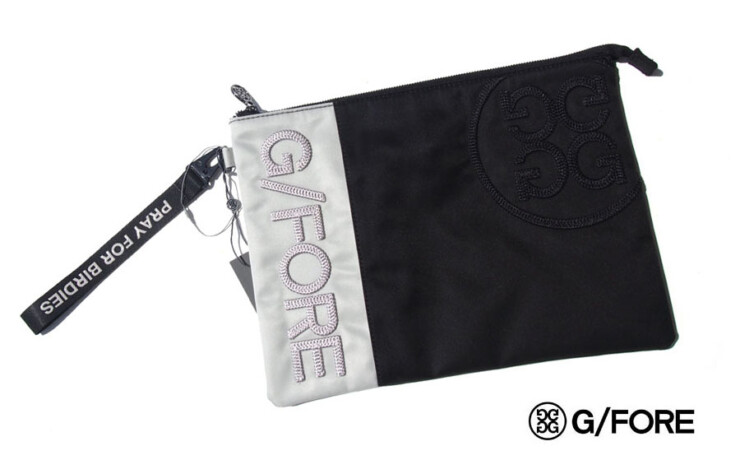 ジーフォア｜G/FORE｜リモンタ社製ナイロン使用クラッチバッグ｜UNISEX LIMONTA/DAVIS｜グレーイメージ01