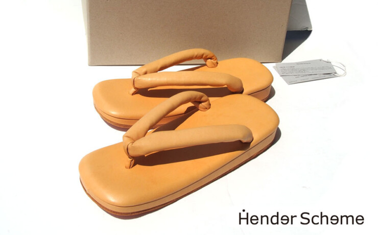 エンダースキーマ｜Hender Scheme｜レザー雪駄｜manual industrial products 11｜ナチュラル｜4イメージ01