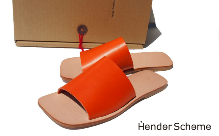 エンダースキーマ｜Hender Scheme｜レザーサンダル｜VACHETTA SLIDE｜カウレザー｜3イメージ01