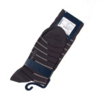 コールハーン｜cole haan｜クルー丈ドレスソックス　ブロークン ストライプ｜BRK STR DRESS CRW｜DARK GREYイメージ02