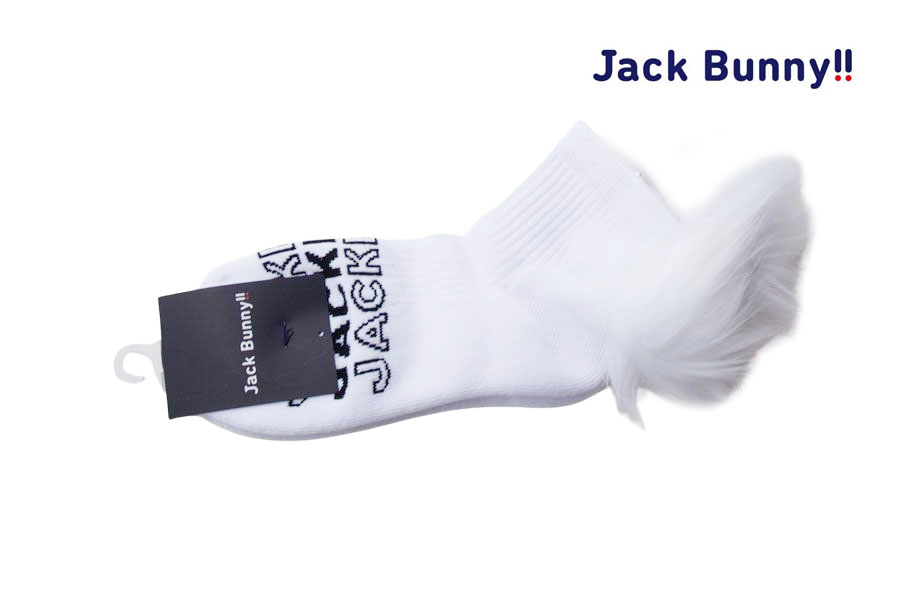ジャックバニー｜JACK BUNNY｜ファー梵天 ショートソックス