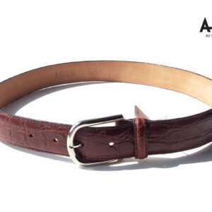 アイセア｜AIZEA｜クロコダイルレザーベルト｜80｜ブラウンイメージ01