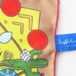 キンロック｜Dieffe Kinloch｜カジノモチーフプリントシルクスクエアスカーフイメージ06