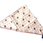 キンロック｜Dieffe Kinloch｜小紋柄プリントシルク トライアングル スカーフイメージ02