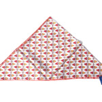 キンロック｜Dieffe Kinloch｜幾何学柄プリントシルク トライアングル スカーフイメージ02