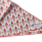 キンロック｜Dieffe Kinloch｜幾何学柄プリントシルク トライアングル スカーフイメージ08