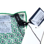 ターンブル&アッサー｜Turnbull & Asser｜02｜ジャカードシルクポケットチーフ（HH45302／グリーン）イメージ06