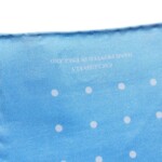 ターンブル&アッサー｜Turnbull & Asser｜04｜ドット柄シルクポケットチーフ（TUR／ブルー）イメージ02