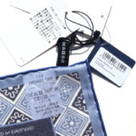 ターンブル&アッサー｜Turnbull & Asser｜06｜ジャカードシルクポケットチーフ（HH45103／ネイビー系）イメージ05