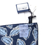 ターンブル&アッサー｜Turnbull & Asser｜12｜リーフ柄シルクポケットチーフイメージ05
