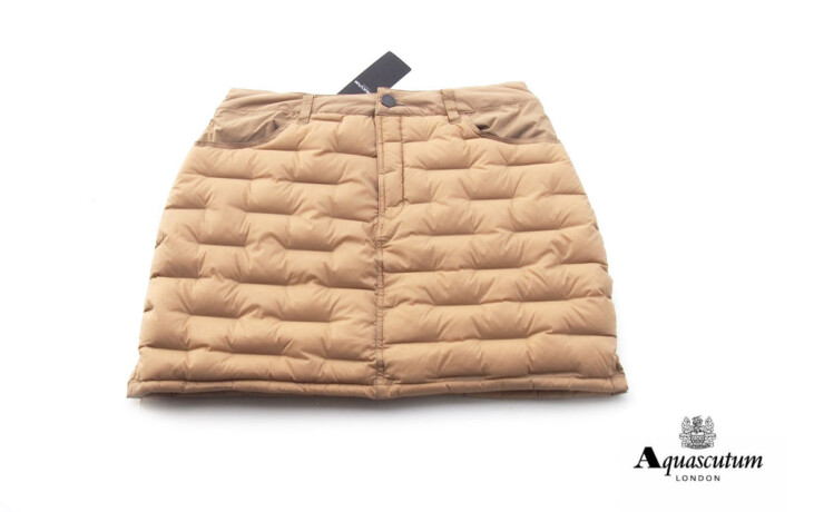 アクアスキュータム｜Aquascutum｜シームレスダウンスカート ノンステッチ仕様 ベルトループ付き｜レディースゴルフウェア｜8イメージ01