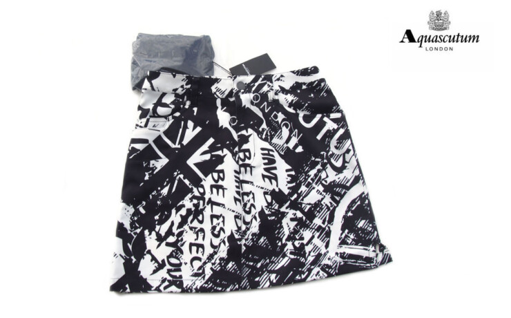 アクアスキュータム｜Aquascutum｜ロンドングラフィックプリントスカート ｜レディースゴルフウェア｜8イメージ01