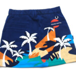 パーリーゲイツ｜pearly gates｜ヤシの木プリント ゴルフスカート｜055-1234706｜レディースゴルフウェア｜1イメージ02