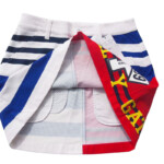 パーリーゲイツ｜pearly gates｜ロゴプリント マルチボーダー ゴルフスカート｜055-1134602｜レディースゴルフウェア｜0イメージ06