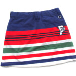 パーリーゲイツ｜pearly gates｜ロゴプリント マルチボーダー ゴルフスカート｜055-1134604｜レディースゴルフウェア｜1イメージ02