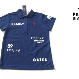 パーリーゲイツ｜pearly gates｜Electric Shock!! ハニカムカノコ半袖ポロシャツ｜レディース ゴルフウェア｜0イメージ01