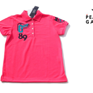 パーリーゲイツ｜pearly gates｜ランダムロゴプリント ドライマスター 半袖ポロシャツ｜レディース ゴルフウェア｜0イメージ01