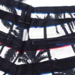 パーリーゲイツ｜pearly gates｜ヤシの木×ボーダー柄 パイルショートパンツ｜055-1232608｜レディースゴルフウェア｜1イメージ03