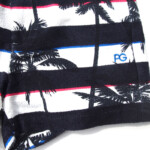 パーリーゲイツ｜pearly gates｜ヤシの木×ボーダー柄 パイルショートパンツ｜055-1232608｜レディースゴルフウェア｜1イメージ04