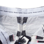 パーリーゲイツ｜pearly gates｜ヤシの木×ボーダー柄 パイルショートパンツ｜055-1232608｜レディースゴルフウェア｜1イメージ09