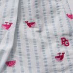 パーリーゲイツ｜pearly gates｜クジラ刺繍 ストライプショートパンツ｜055-1234708｜レディースゴルフウェア｜1イメージ08