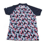 パーリーゲイツ｜pearly gates｜PG PROシリーズ 総柄ロゴ メッシュ調 半袖ポロシャツ｜レディース ゴルフウェア｜0｜NVYイメージ02