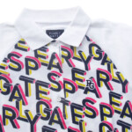 パーリーゲイツ｜pearly gates｜PG PROシリーズ 総柄ロゴ メッシュ調 半袖ポロシャツ｜レディース ゴルフウェア｜0｜WHイメージ03