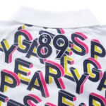 パーリーゲイツ｜pearly gates｜PG PROシリーズ 総柄ロゴ メッシュ調 半袖ポロシャツ｜レディース ゴルフウェア｜0｜WHイメージ05