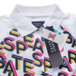 パーリーゲイツ｜pearly gates｜PG PROシリーズ 総柄ロゴ メッシュ調 半袖ポロシャツ｜レディース ゴルフウェア｜0｜WHイメージ06