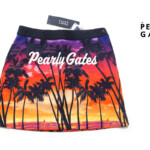 パーリーゲイツ｜pearly gates｜サンセットゴルフプリント スカート｜055-1234612｜レディースゴルフウェア｜1イメージ01