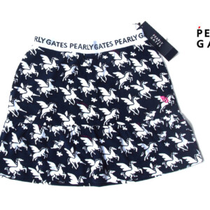 パーリーゲイツ｜pearly gates｜ペガサス総柄パイル ゴルフスカート｜055-1134436｜レディースゴルフウェア｜0イメージ01