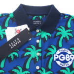 パーリーゲイツ｜pearly gates｜ヤシの木柄 吸水速乾 ストレッチ 半袖ポロシャツ｜レディース ゴルフウェア｜0イメージ03