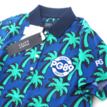 パーリーゲイツ｜pearly gates｜ヤシの木柄 吸水速乾 ストレッチ 半袖ポロシャツ｜レディース ゴルフウェア｜0イメージ06