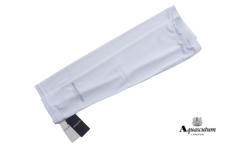 アクアスキュータム｜Aquascutum｜AQロゴアームカバー｜レディースゴルフウェア｜WHイメージ01