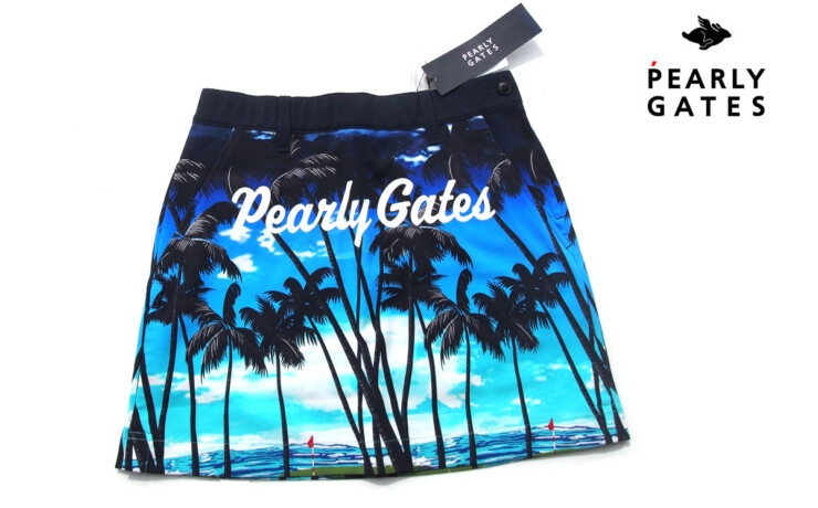 パーリーゲイツ｜pearly gates｜トロピカルゴルフプリント スカート｜055-1234612｜レディースゴルフウェア｜0イメージ01