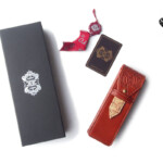 オロビアンコ｜OROBIANCO｜2本差しレザーペンケース｜マッパシリーズ｜ブラウンイメージ01