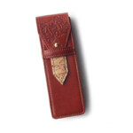 オロビアンコ｜OROBIANCO｜2本差しレザーペンケース｜マッパシリーズ｜ブラウンイメージ02